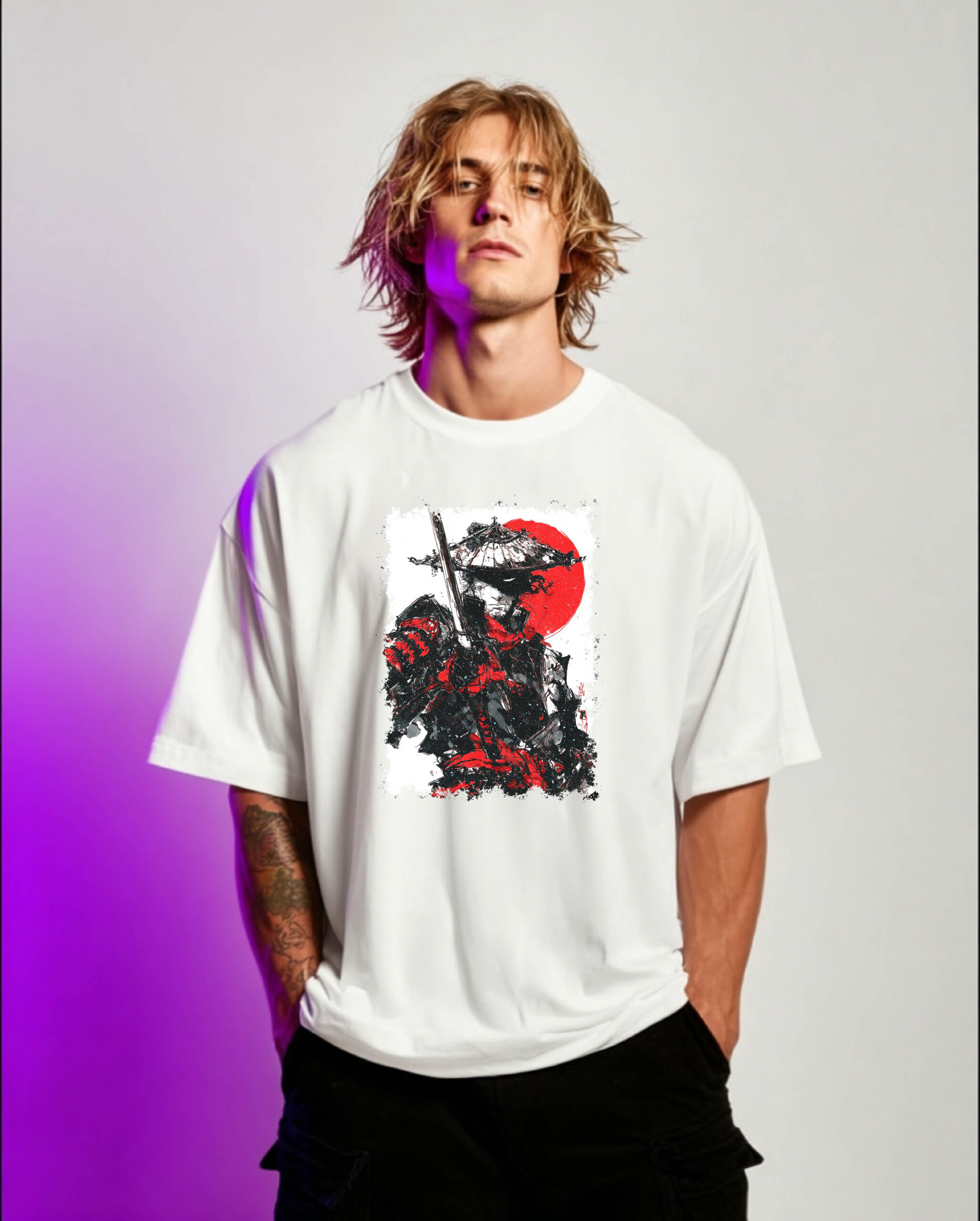 Oversized Heavyweight Fit - Rising Sun Soldier